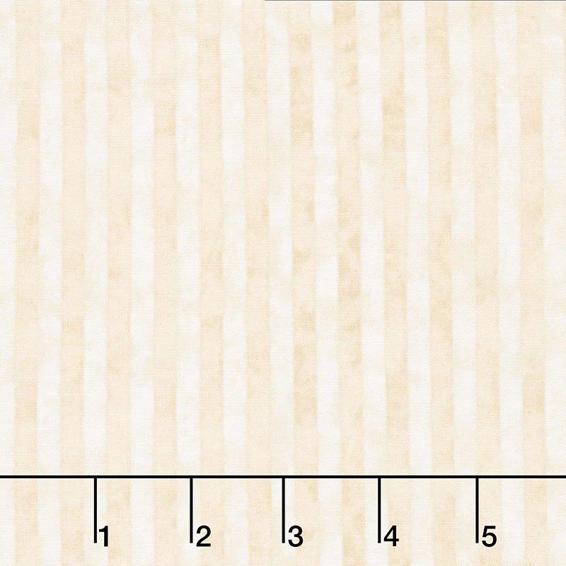 Winterberry - Textured Stripe Parchment Cream Yardage