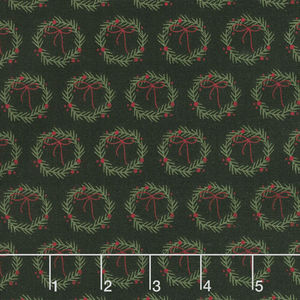 Winterberry - Wreaths Black Yardage
