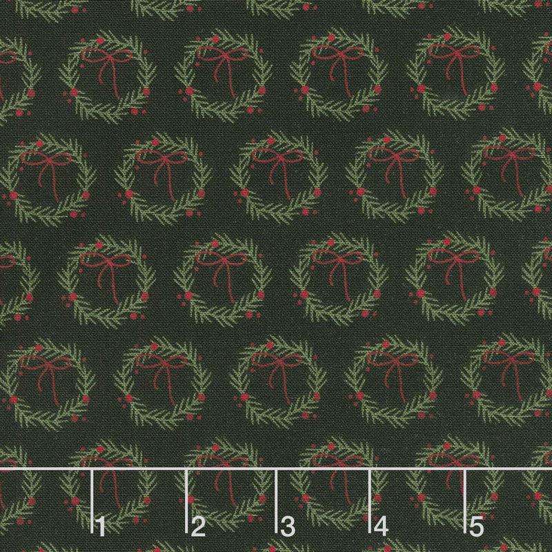 Winterberry - Wreaths Black Yardage
