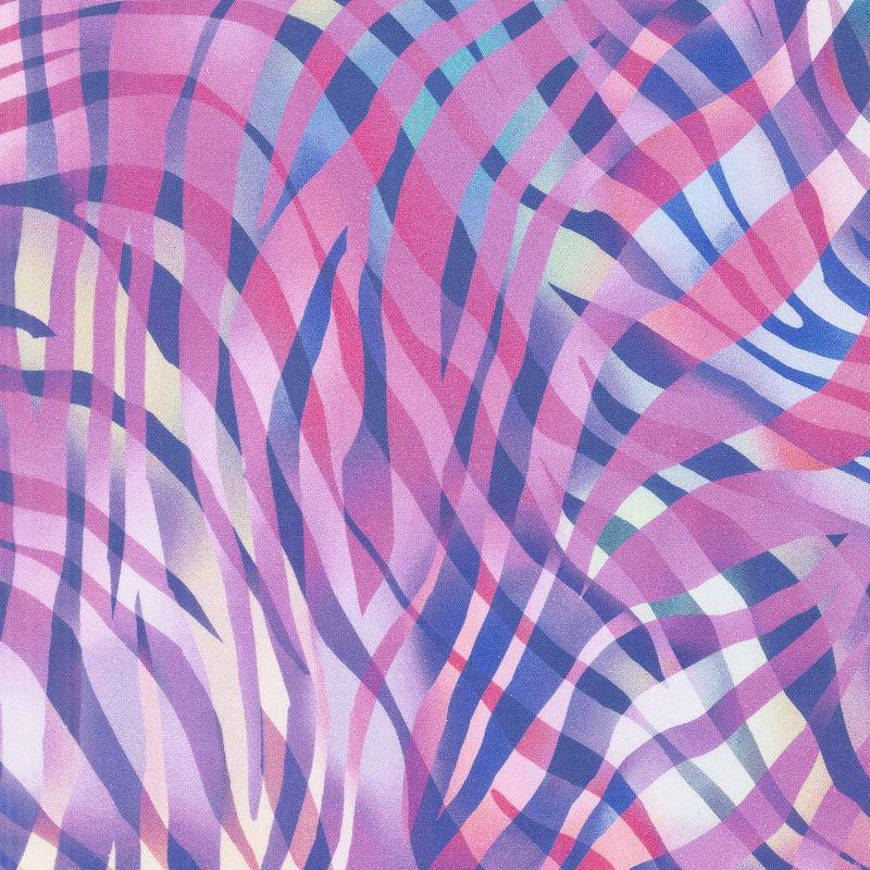 Zebra Skins - Purple Digitally Printed 108" Wide Backing
