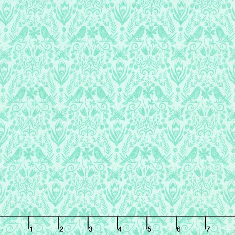 Splendor - Folk Art Mint Yardage