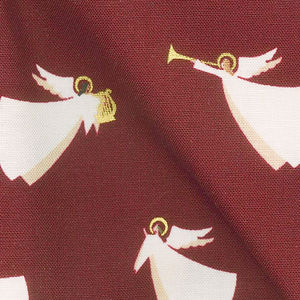 Oh Holy Night - Angels Mulberry Metallic Yardage