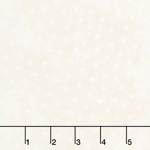 Woolies Flannel - Polka Dots Light Cream Yardage