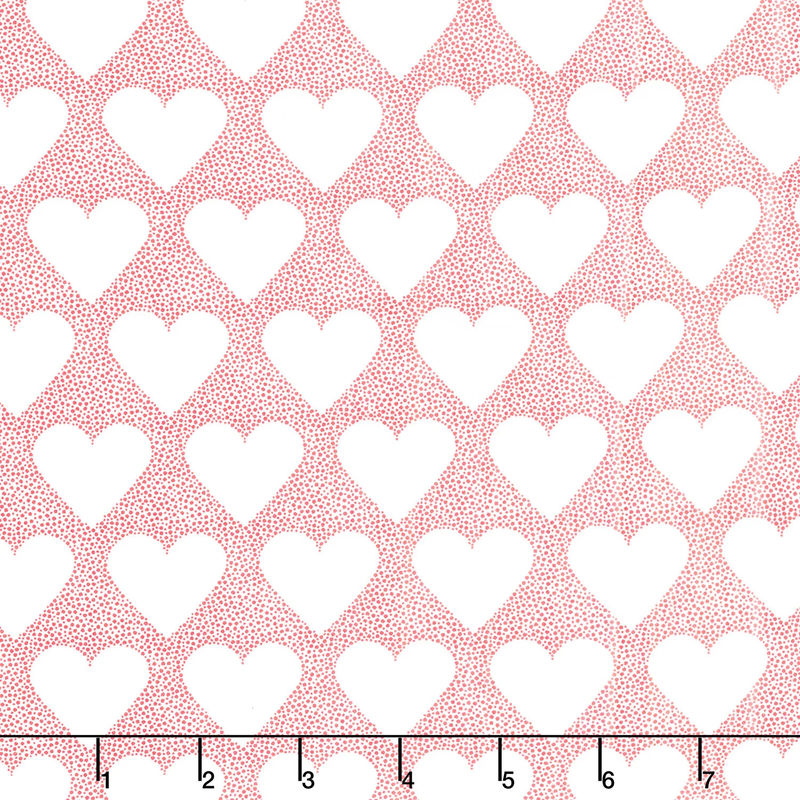 XOXO - I Heart You Lipstick Lace Yardage