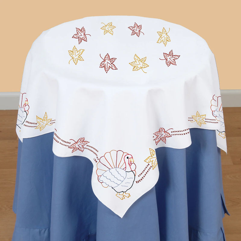 Thanksgiving Embroidery Table Topper Kit