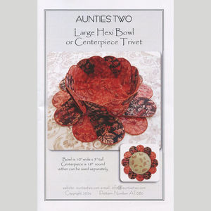 Large Hexi Bowl or Centerpiece Trivet Pattern