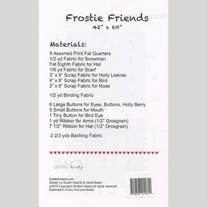 Frostie Friends Quilt Pattern