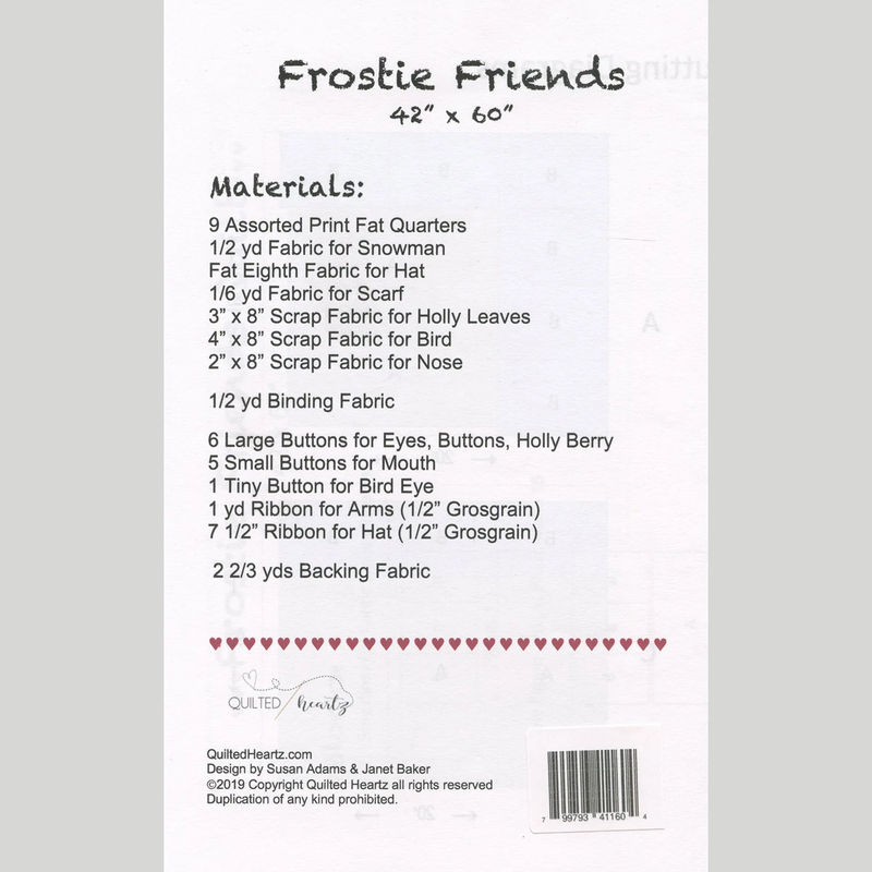 Frostie Friends Quilt Pattern