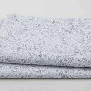 Allure - Watercolor Textured Floral Light Gray 118" Wide 3 Yard Cut