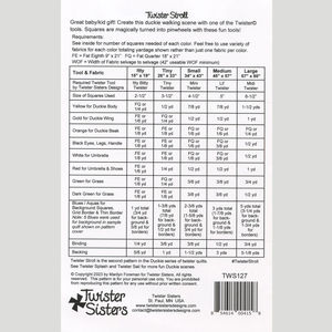 Twister Stroll Quilt Pattern