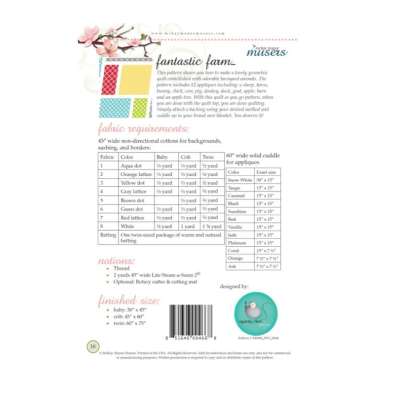 Barnyard Bash Quilt Pattern