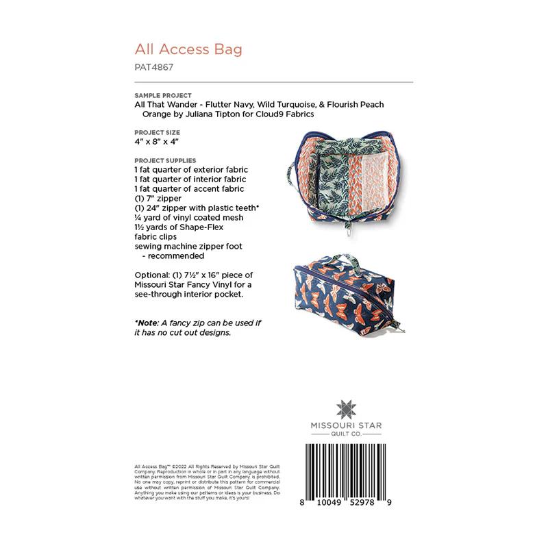 All Access Bag Pattern by Missouri Star