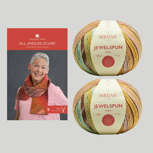 All Angles Scarf Knit Kit - Daybreak Delta
