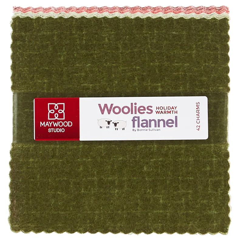 Woolies Flannel Holiday Warmth Charm Pack