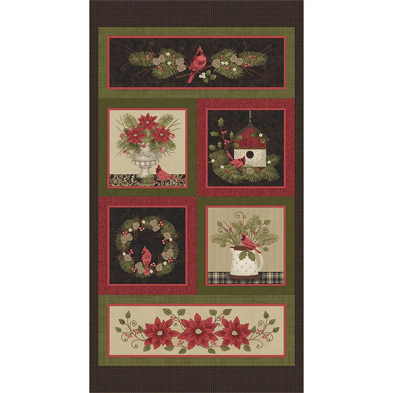 Winterberry - Cardinal Multi Panel