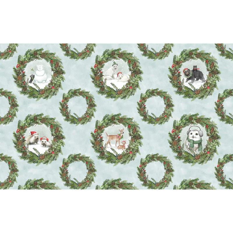 Woodland Friends - Wreaths Multi Panel