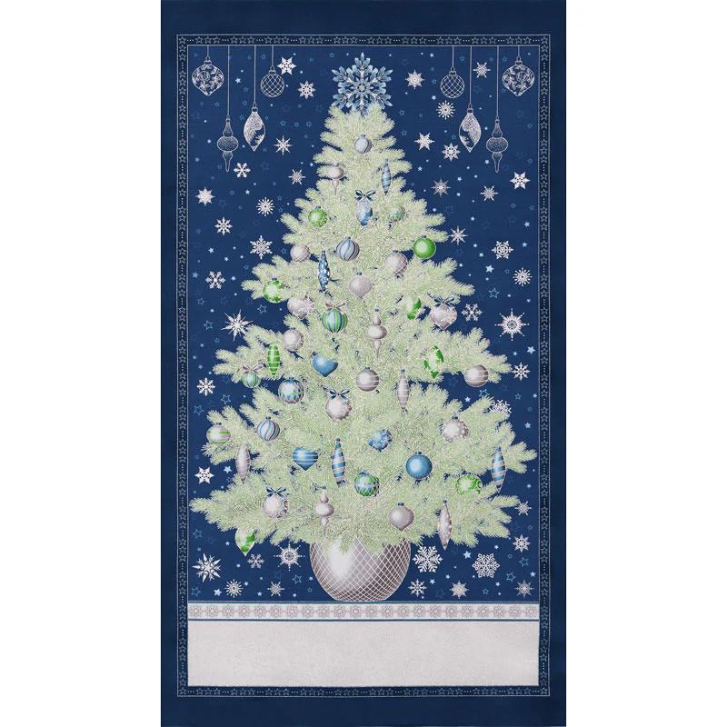 Winter's Grandeur 7 - Sky Navy Metallic Panel