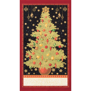 Winter's Grandeur 7 - Holiday Metallic Panel