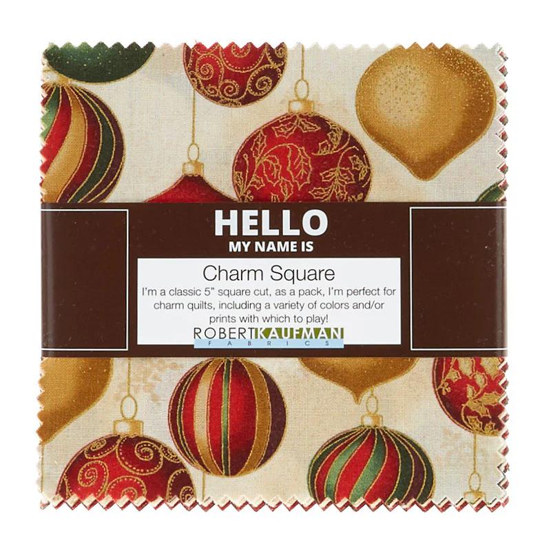 Winter's Grandeur 7 Holiday Metallic Charm Pack