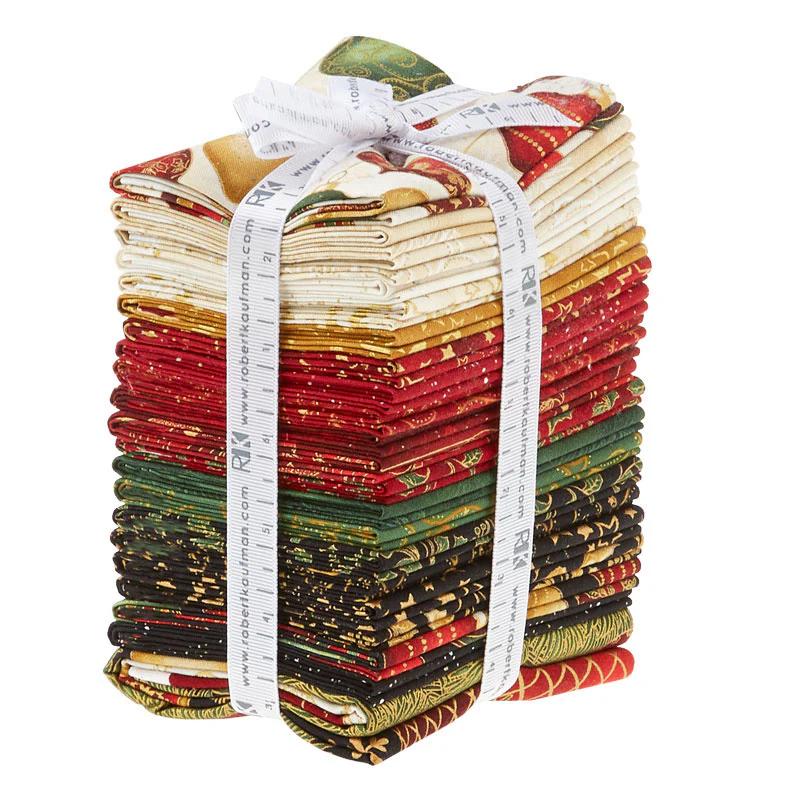Winter's Grandeur 7 Holiday Metallic Fat Quarter Bundle