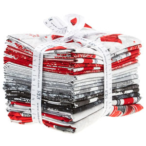 Winter's Grandeur 8 Silver Metallic Fat Quarter Bundle