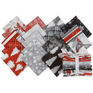 Winter's Grandeur 8 Silver Metallic Fat Quarter Bundle