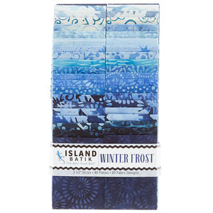 Winter Frost Batiks Strips