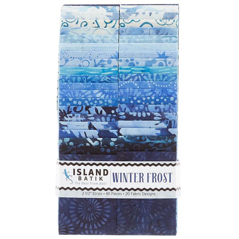 Winter Frost Batiks Strips
