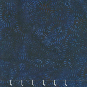 Winter Frost Batiks - Nordic Snowflake Storm Yardage