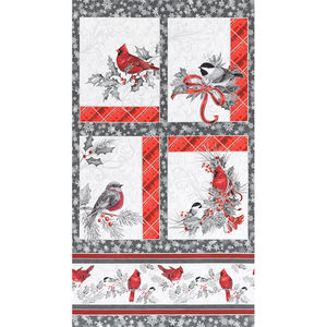 Winter's Grandeur 8 - Silver Bird Metallic Panel