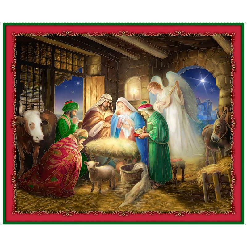 Born is the King - Nativity Multi Digitally Printed Panel