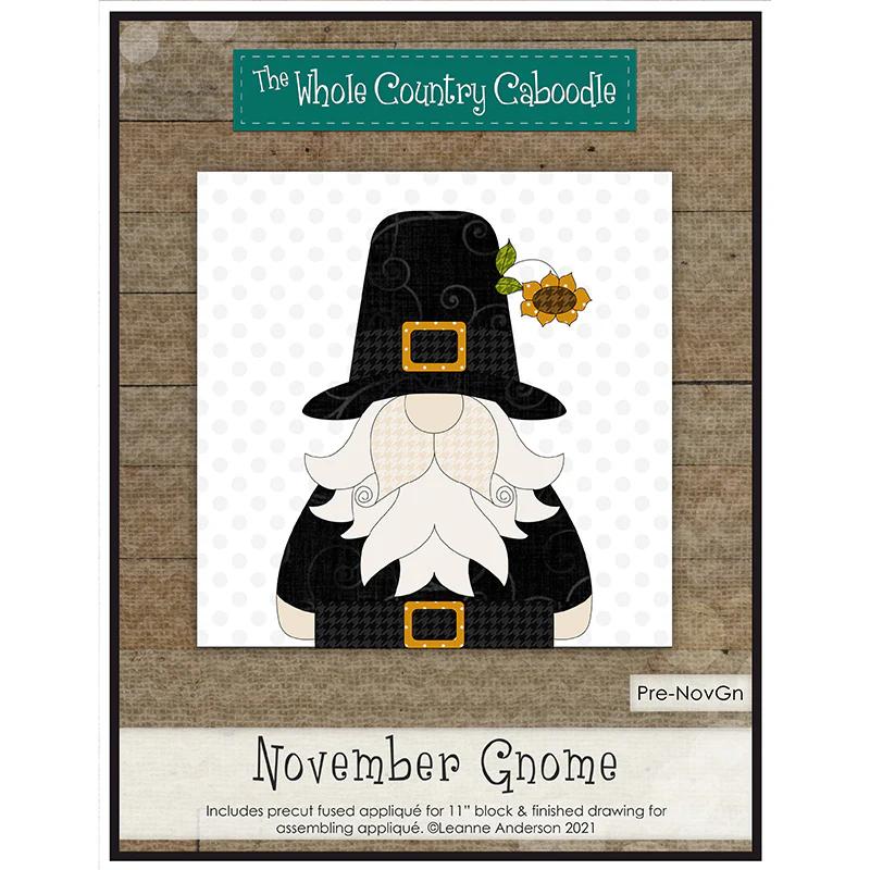 November Gnome Precut Fused Appliqué Pack