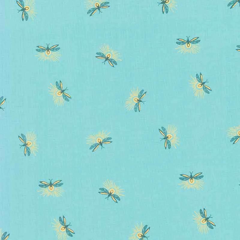 Firefly - Fireflies Succulent Metallic Yardage