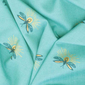 Firefly - Fireflies Succulent Metallic Yardage