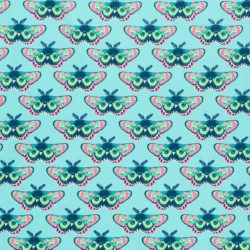 Firefly - Glow Moth Frost Metallic Yardage