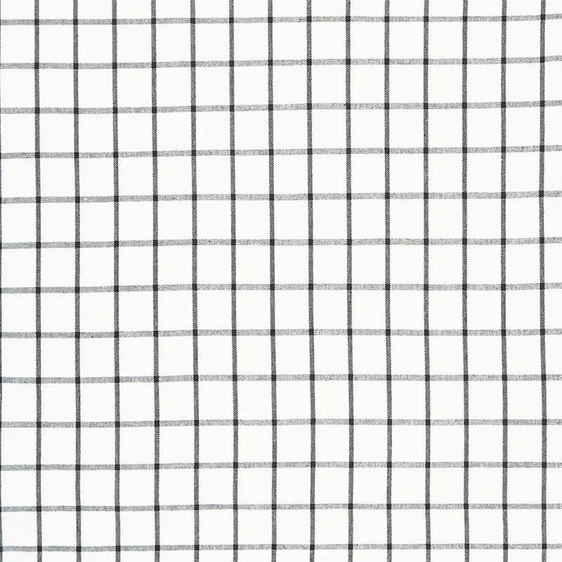 Easy Living Toweling - Small Check White Black 18" Wide Toweling Yardage