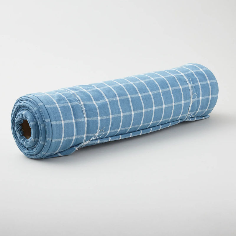 Easy Living Toweling - Border Stripe Sky 18" Toweling Yardage