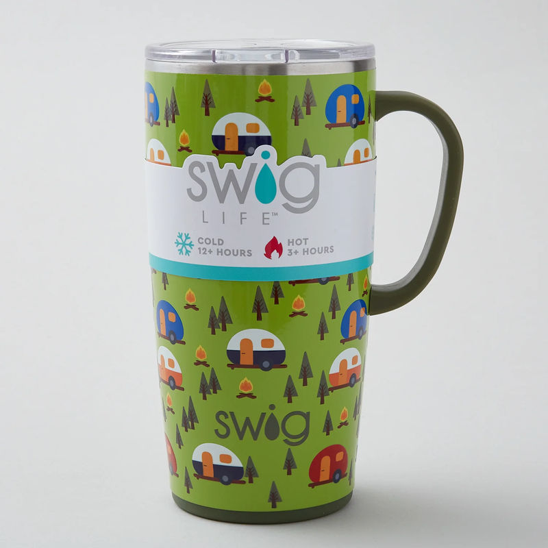 Happy Camper Travel Mug - 22 oz