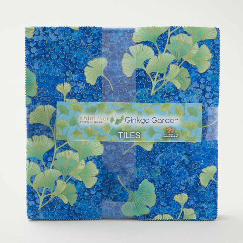 Ginkgo Garden Metallic Tiles