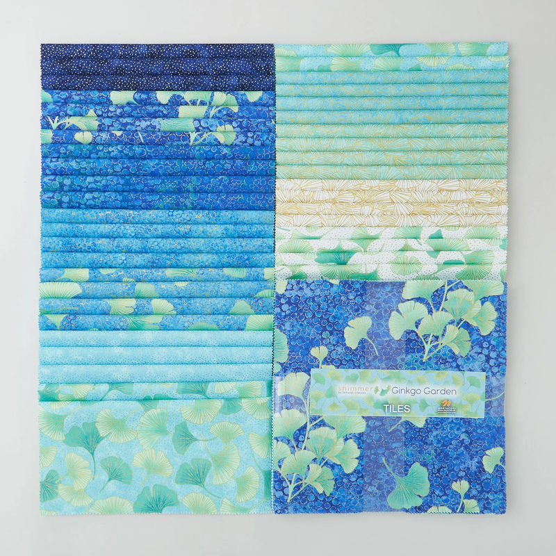 Ginkgo Garden Metallic Tiles