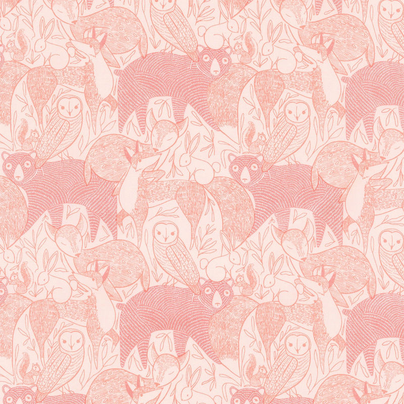 Woodland Wonder - Woodland Wonder Blush Yardage