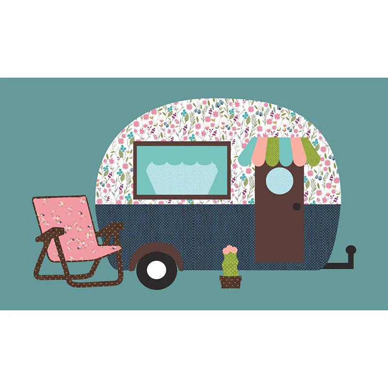 Happy Camper Laser Cut Quilt Kit - Backwoods Wildflower