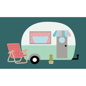 Happy Camper Laser Cut Quilt Kit - Vintage Glampin'