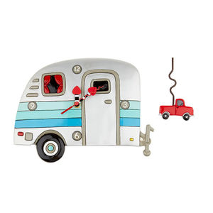 Happy Campers Clock