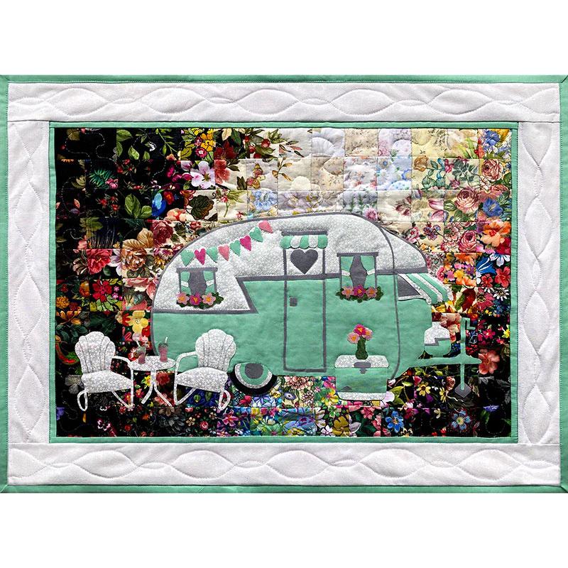 Glamping Watercolor Quilt KIt