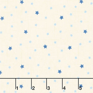 Happy Camper - Blinking Stars Cream Yardage