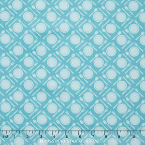 Happy Camper - Chow Blue Yardage