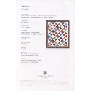 Waves Quilt Pattern by Missouri Star