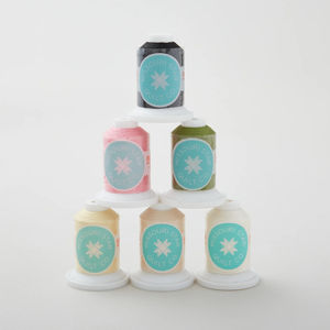 Peach Whispers Block of the Month Missouri Star Thread Pack