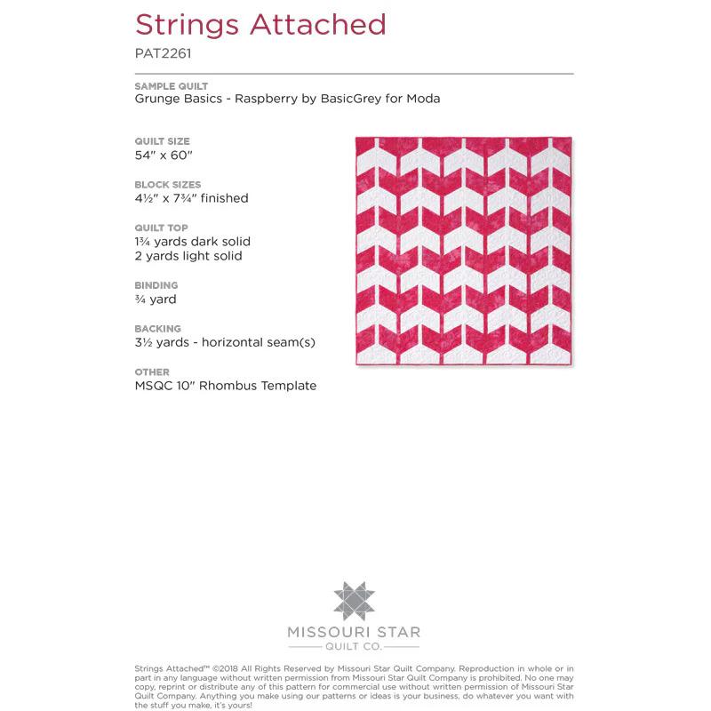 Strings Attached Quilt Pattern by Missouri Star
